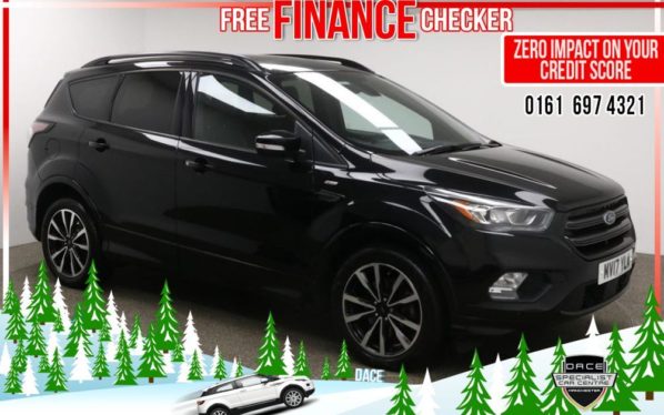 Used 2017 BLACK FORD KUGA Hatchback 2.0 ST-LINE TDCI 5d 148 BHP (reg. 2017-03-08) for sale in Radcliffe
