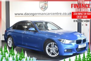 Used 2017 BLUE BMW 3 SERIES Saloon 2.0 320D M SPORT 4d AUTO 188 BHP (reg. 2017-04-07) for sale in Altrincham