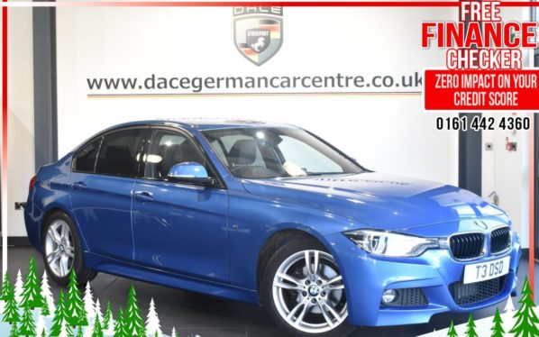 Used 2017 BLUE BMW 3 SERIES Saloon 2.0 320D M SPORT 4d AUTO 188 BHP (reg. 2017-04-07) for sale in Altrincham