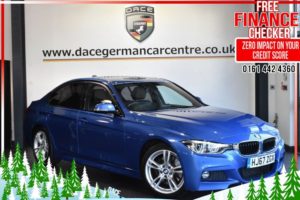 Used 2017 BLUE BMW 3 SERIES Saloon 3.0 330D M SPORT AUTO 4d 255 BHP (reg. 2017-11-30) for sale in Altrincham