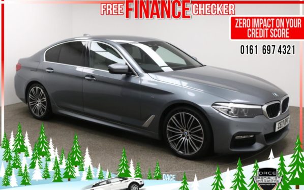 Used 2017 BLUE BMW 5 SERIES Saloon 3.0 530D XDRIVE M SPORT 4d AUTO 261 BHP (reg. 2017-03-12) for sale in Radcliffe