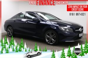 Used 2017 BLUE MERCEDES-BENZ CLA Coupe 1.6 CLA 180 SPORT 4d 121 BHP (reg. 2017-11-29) for sale in Radcliffe