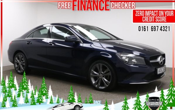 Used 2017 BLUE MERCEDES-BENZ CLA Coupe 1.6 CLA 180 SPORT 4d 121 BHP (reg. 2017-11-29) for sale in Radcliffe