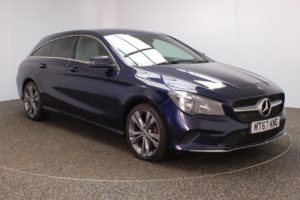 Used 2017 BLUE MERCEDES-BENZ CLA Estate 1.6 CLA 180 SPORT 5d AUTO 121 BHP (reg. 2017-11-25) for sale in Crompton