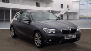 Used 2017 GREY BMW 1 SERIES Hatchback 1.5 118I SPORT 3d AUTO 134 BHP (reg. 2017-02-13) for sale in Crompton