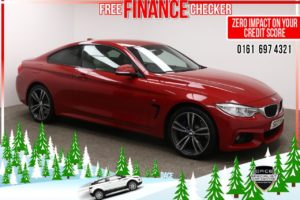 Used 2017 RED BMW 4 SERIES Coupe 3.0 435D XDRIVE M SPORT 2d AUTO 309 BHP (reg. 2017-03-09) for sale in Radcliffe