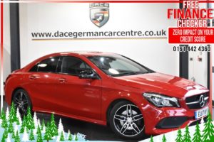 Used 2017 RED MERCEDES-BENZ CLA Coupe 2.1 CLA 220 D 4MATIC AMG LINE 4d AUTO 174 BHP (reg. 2017-03-17) for sale in Altrincham