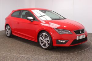 Used 2017 RED SEAT LEON Hatchback 2.0 TDI FR TITANIUM 3 DOOR 181 BHP (reg. 2017-03-29) for sale in Crompton