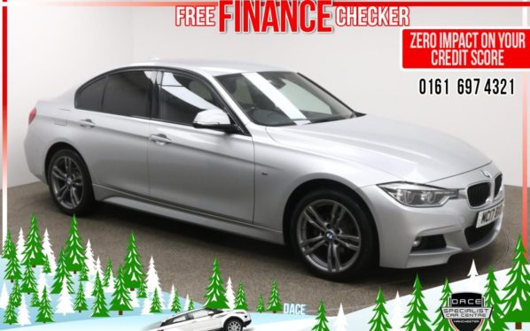 Used 2017 SILVER BMW 3 SERIES Saloon 2.0 320D XDRIVE M SPORT 4d AUTO 188 BHP (reg. 2017-08-17) for sale in Radcliffe