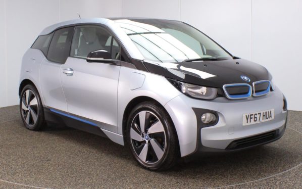 Used 2017 SILVER BMW I3 Hatchback 0.6 I3 RANGE EXTENDER 94AH 5d AUTO 168 BHP (reg. 2017-11-28) for sale in Crompton
