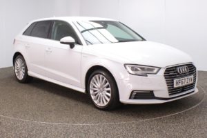 Used 2017 WHITE AUDI A3 Hatchback 1.4 SPORTBACK E-TRON 5d AUTO 101 BHP (reg. 2017-09-22) for sale in Crompton