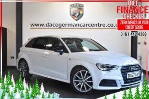 Used 2017 WHITE AUDI A3 Hatchback 1.6 TDI BLACK EDITION 5d 114 BHP (reg. 2017-09-01) for sale in Altrincham