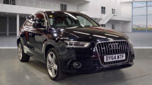 Used 2017 WHITE AUDI Q3 Estate 2.0 TDI QUATTRO BLACK EDITION 5d AUTO 148 BHP (reg. 2017-05-20) for sale in Crompton