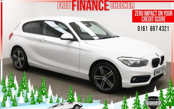 Used 2017 WHITE BMW 1 SERIES Hatchback 1.5 118I SPORT 3d 134 BHP (reg. 2017-09-20) for sale in Radcliffe