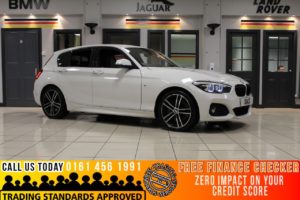 Used 2017 WHITE BMW 1 SERIES Hatchback 2.0 118D M SPORT SHADOW EDITION 5d AUTO 147 BHP (reg. 2017-09-20) for sale in Romiley