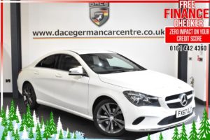 Used 2017 WHITE MERCEDES-BENZ CLA Coupe 2.1 CLA 200 D SPORT 4d 134 BHP (reg. 2017-09-08) for sale in Altrincham