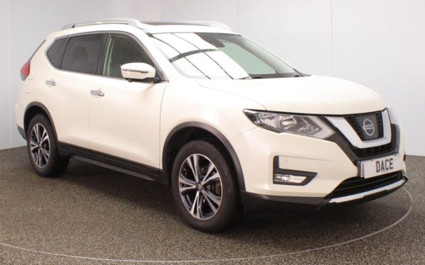 Used 2017 WHITE NISSAN X-TRAIL 4x4 1.6 DIG-T N-CONNECTA 5d 163 BHP (reg. 2017-07-31) for sale in Crompton