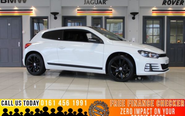 Used 2017 WHITE VOLKSWAGEN SCIROCCO Coupe 2.0 GT BLACK EDITION TDI DSG BMT 2d AUTO 150 BHP (reg. 2017-04-28) for sale in Romiley
