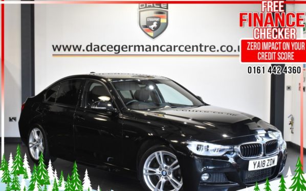 Used 2018 BLACK BMW 3 SERIES Saloon 2.0 320D M SPORT 4DR AUTO 188 BHP  and pound;3k OF EXTRAS (reg. 2018-07-17) for sale in Altrincham