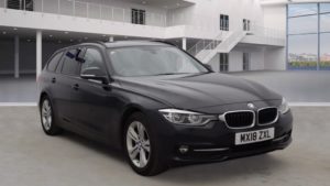 Used 2018 BLACK BMW 3 SERIES Estate 2.0 320D SPORT TOURING 5d AUTO 188 BHP (reg. 2018-03-01) for sale in Radcliffe