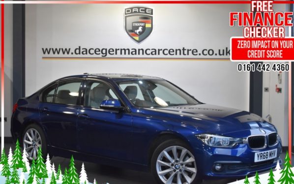 Used 2018 BLUE BMW 3 SERIES Saloon 2.0 320D SE 4d AUTO 188 BHP (reg. 2018-09-20) for sale in Altrincham