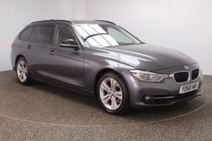 Used 2018 GREY BMW 3 SERIES Estate 1.5 318I SPORT TOURING 5d AUTO 135 BHP (reg. 2018-09-01) for sale in Crompton