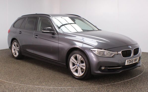 Used 2018 GREY BMW 3 SERIES Estate 1.5 318I SPORT TOURING 5d AUTO 135 BHP (reg. 2018-09-01) for sale in Crompton