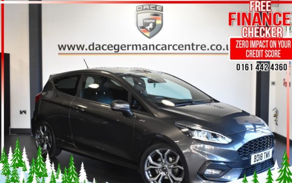 Used 2018 GREY FORD FIESTA Hatchback 1.0 ST-LINE X 3d 124 BHP (reg. 2018-05-02) for sale in Altrincham