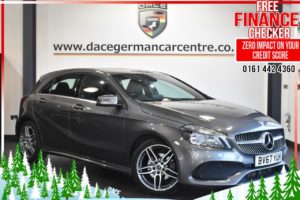 Used 2018 GREY MERCEDES-BENZ A-CLASS Hatchback 2.1 A 200 D AMG LINE 5d 134 BHP (reg. 2018-02-01) for sale in Altrincham