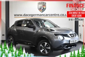 Used 2018 GREY NISSAN JUKE Hatchback 1.6 BOSE PERSONAL EDITION 5d 112 BHP (reg. 2018-09-28) for sale in Altrincham