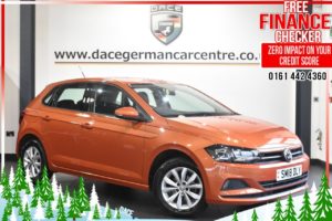 Used 2018 ORANGE VOLKSWAGEN POLO Hatchback 1.0 SE 5d 65 BHP (reg. 2018-05-31) for sale in Altrincham