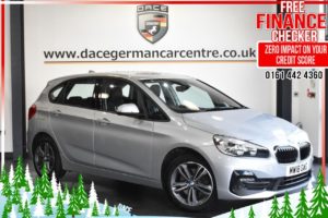 Used 2018 SILVER BMW 2 SERIES ACTIVE TOURER Hatchback 2.0 218D SPORT 5DR AUTO 148 BHP (reg. 2018-05-22) for sale in Altrincham