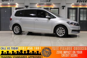 Used 2018 SILVER VOLKSWAGEN TOURAN MPV 1.6 SE TDI BLUEMOTION TECHNOLOGY 5d 114 BHP (reg. 2018-03-27) for sale in Romiley