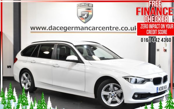 Used 2018 WHITE BMW 3 SERIES Estate 1.5 318I SE TOURING 5d AUTO 135 BHP (reg. 2018-07-03) for sale in Altrincham