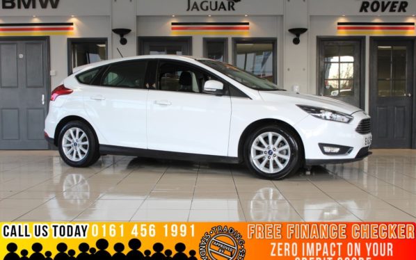 Used 2018 WHITE FORD FOCUS Hatchback 1.5 TITANIUM TDCI 5d 118 BHP (reg. 2018-06-25) for sale in Romiley