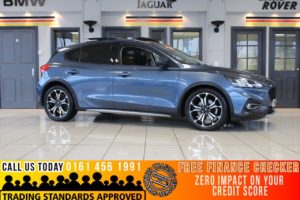 Used 2019 BLUE FORD FOCUS ACTIVE Hatchback 1.0 Active X 5d 124 BHP (reg. 2019-08-16) for sale in Romiley