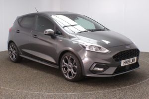 Used 2019 GREY FORD FIESTA Hatchback 1.0 ST-LINE 5d AUTO 99 BHP (reg. 2019-05-17) for sale in Crompton