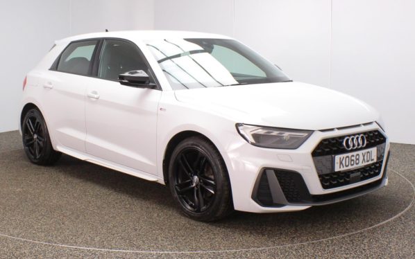 Used 2019 WHITE AUDI A1 Hatchback 1.0 SPORTBACK TFSI S LINE 5d 114 BHP (reg. 2019-01-09) for sale in Crompton