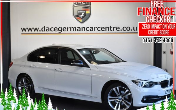 Used 2019 WHITE BMW 3 SERIES Saloon 2.0 318D SPORT 4DR 148 BHP (reg. 2019-03-22) for sale in Altrincham