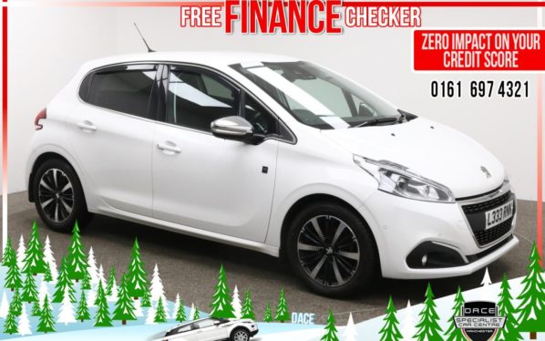 Used 2019 WHITE PEUGEOT 208 Hatchback 1.2 S/S TECH EDITION 5d AUTO 110 BHP (reg. 2019-04-23) for sale in Radcliffe