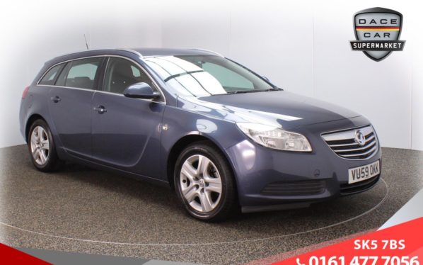 Used 2009 BLUE VAUXHALL INSIGNIA Estate 2.0 EXCLUSIV CDTI 5d 130 BHP (reg. 2009-10-01) for sale in Failsworth