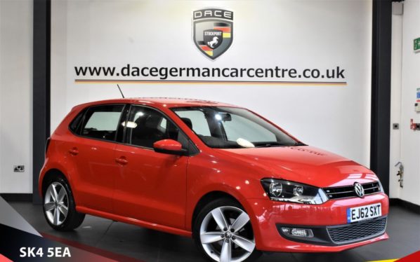 Used 2012 RED VOLKSWAGEN POLO Hatchback 1.4 SEL 5d 85 BHP (reg. 2012-11-29) for sale in Stretford