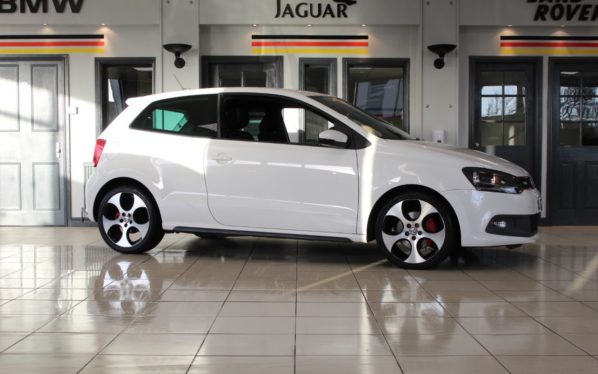 Used 2012 WHITE VOLKSWAGEN POLO Hatchback 1.4 GTI DSG 3d AUTO 177 BHP (reg. 2012-09-01) for sale in Bramhall