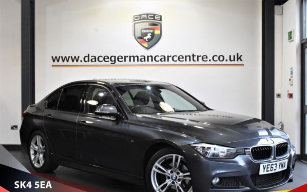 Used 2013 GREY BMW 3 SERIES Saloon 2.0 318D M SPORT 4d AUTO 141 BHP (reg. 2013-11-28) for sale in Stretford