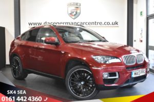 Used 2013 RED BMW X6 4x4 4.4 XDRIVE50I 4d AUTO 402 BHP (reg. 2013-03-28) for sale in Stretford