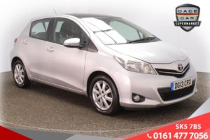 Used 2013 SILVER TOYOTA YARIS Hatchback 1.3 VVT-I T SPIRIT 5d 98 BHP (reg. 2013-03-18) for sale in Failsworth