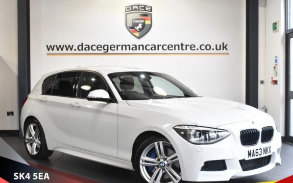 Used 2013 WHITE BMW 1 SERIES Hatchback 2.0 118D M SPORT 5d 141 BHP (reg. 2013-09-30) for sale in Stretford