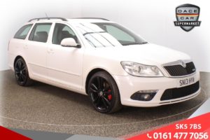 Used 2013 WHITE SKODA OCTAVIA Estate 2.0 BLACKLINE VRS TDI CR 5d 168 BHP (reg. 2013-03-07) for sale in Failsworth