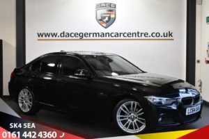 Used 2014 BLACK BMW 3 SERIES Saloon 2.0 318D M SPORT AUTO 4d 141 BHP (reg. 2014-12-30) for sale in Stretford