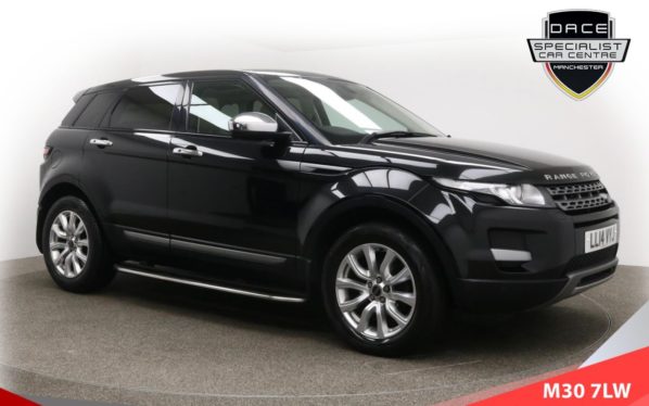 Used 2014 BLACK LAND ROVER RANGE ROVER EVOQUE Estate 2.2 SD4 PURE TECH 5d 190 BHP (reg. 2014-05-30) for sale in Ramsbottom